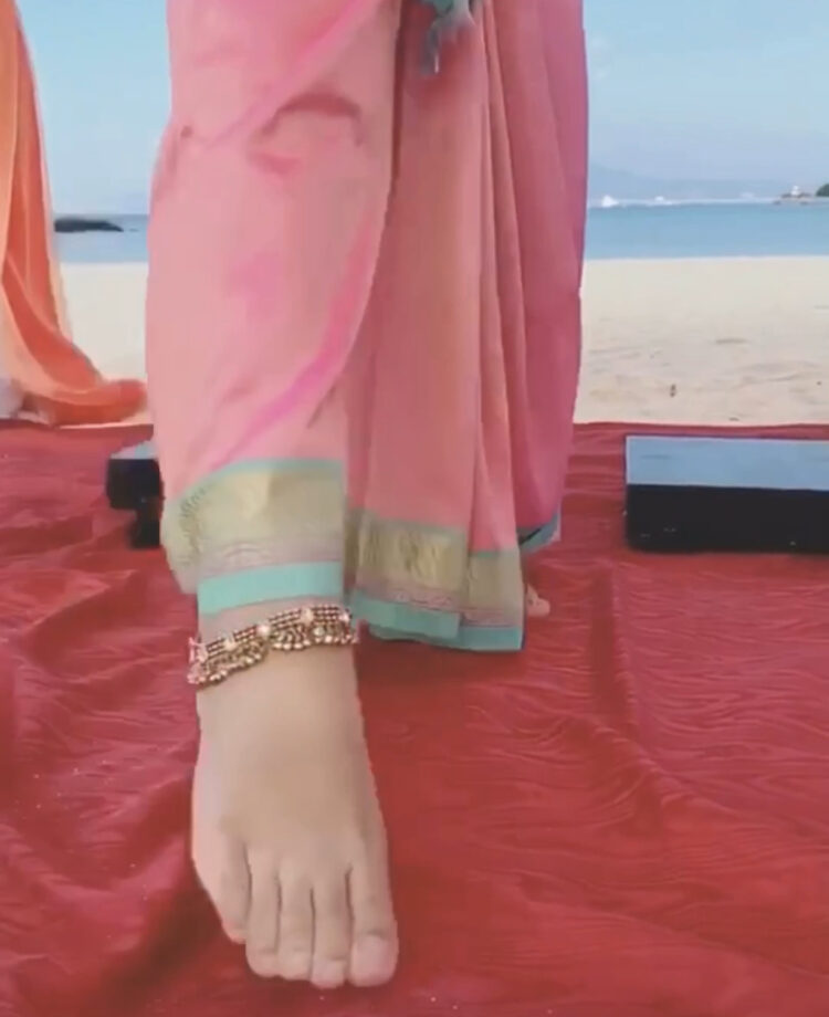 noorin shereef feet