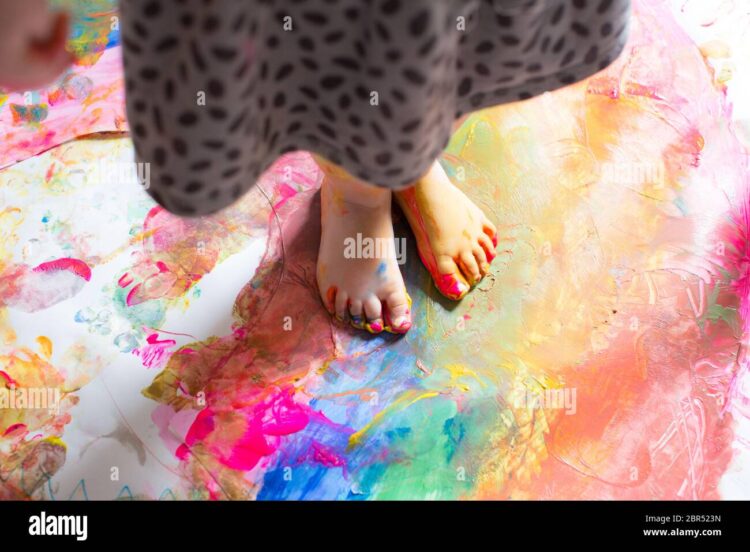 paintingrainbows feet 4