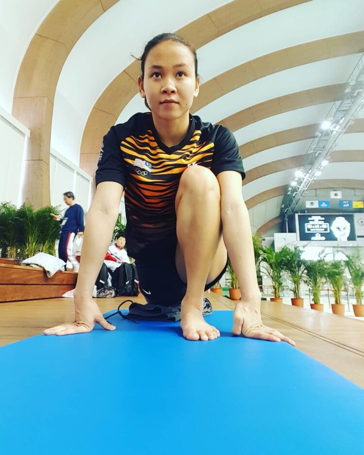 pandelela rinong feet 1