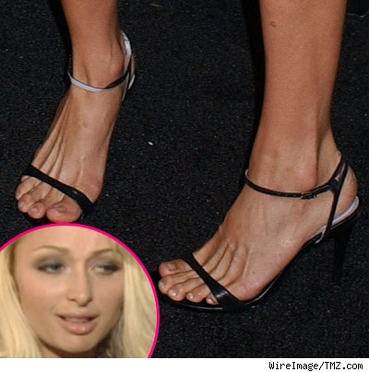 paris hilton feet