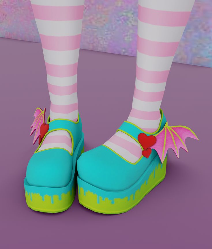pastel sims feet 3