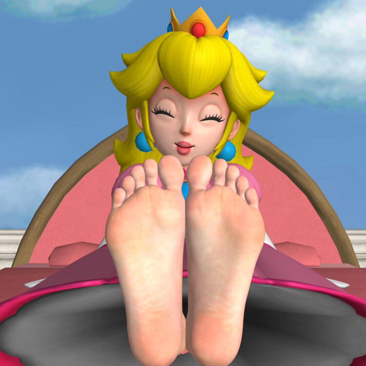 peachy saiyan feet