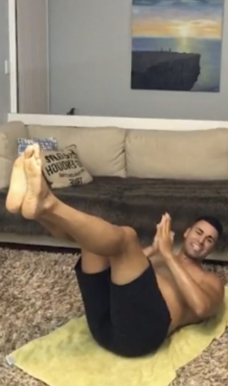 pita taufatofua feet