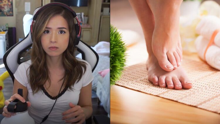 pokimane feet
