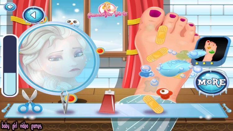 princess games feet 2