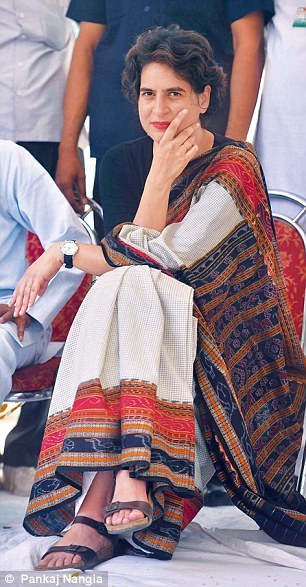 priyanka gandhi feet
