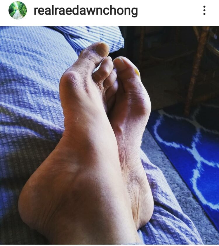 rae dawn chong feet