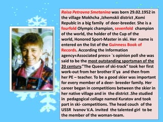 raisa smetanina feet 4