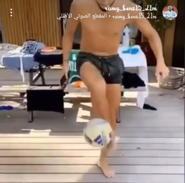 ramy bensebaini feet 6