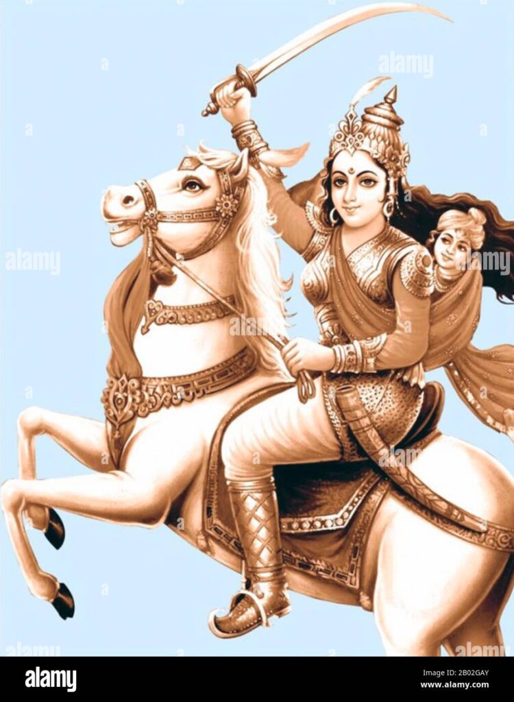 rani lakshmibai feet