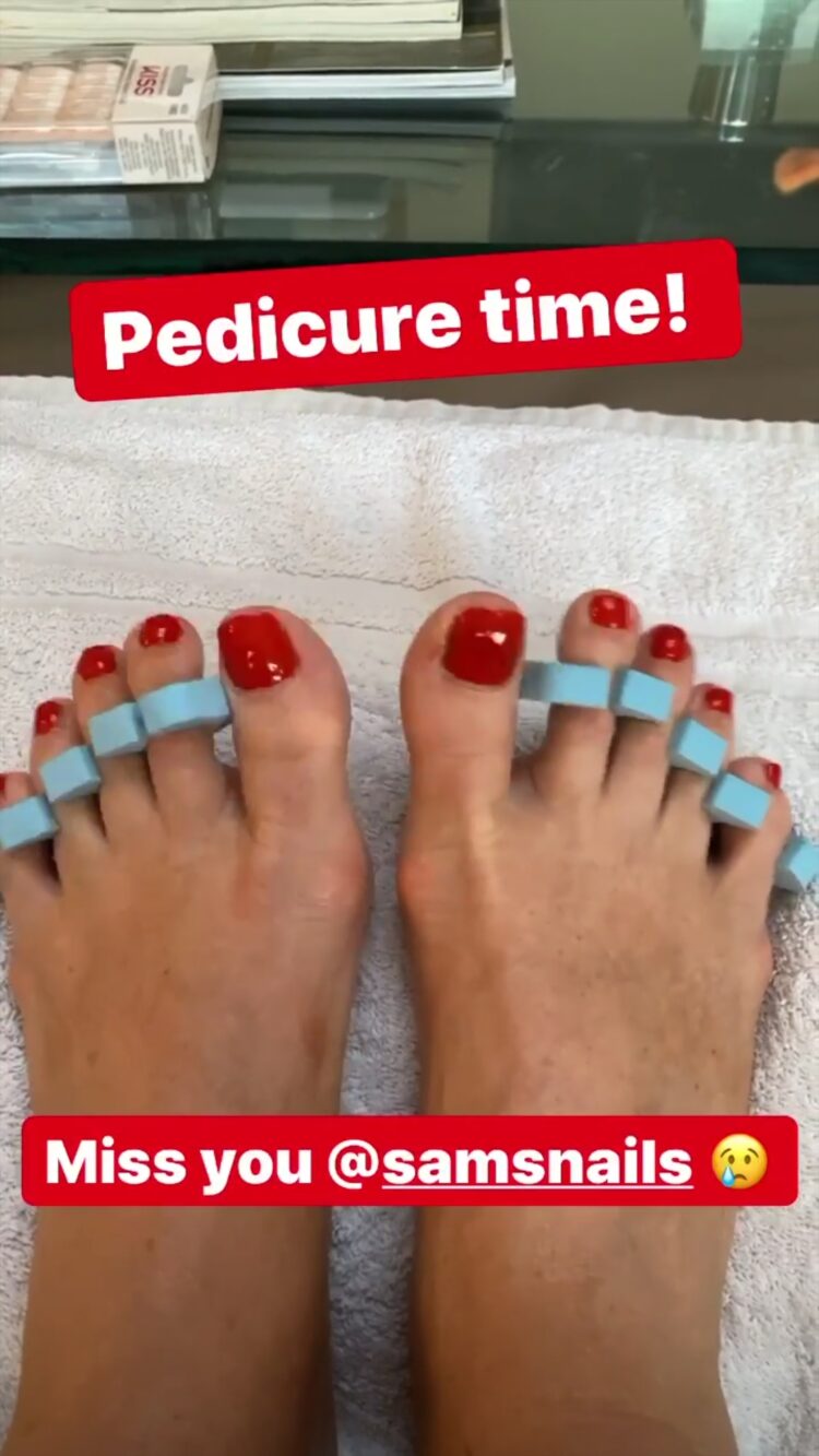 ruth langsford feet 4