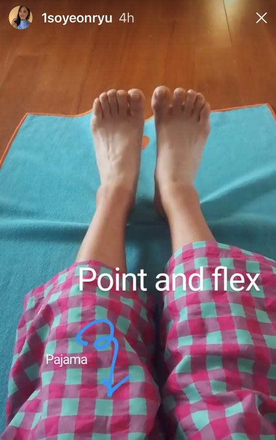 ryu so yeon feet 6