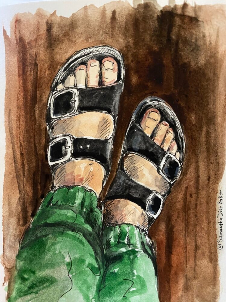 samantha dion baker feet