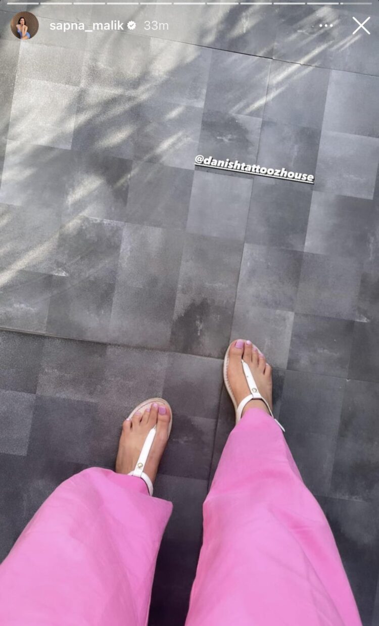 sapna malik feet