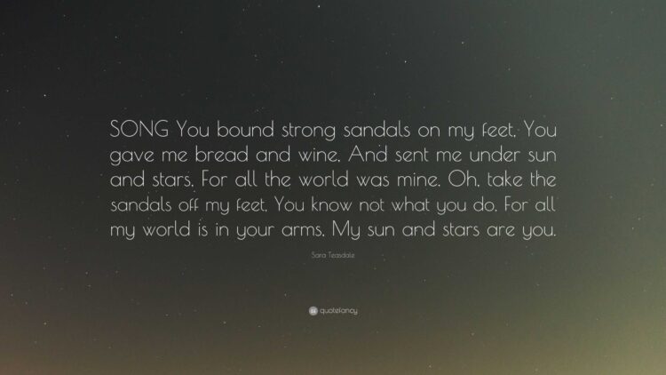 sara teasdale feet scaled