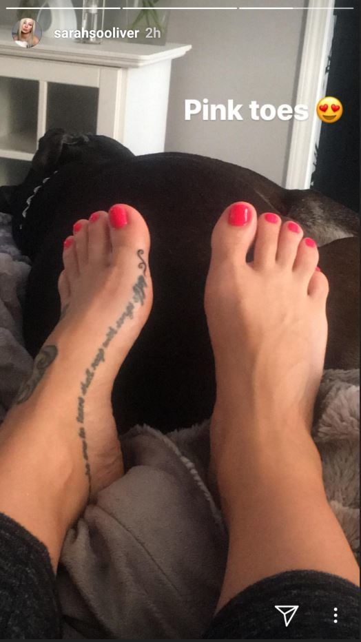 sarah oliver feet 2