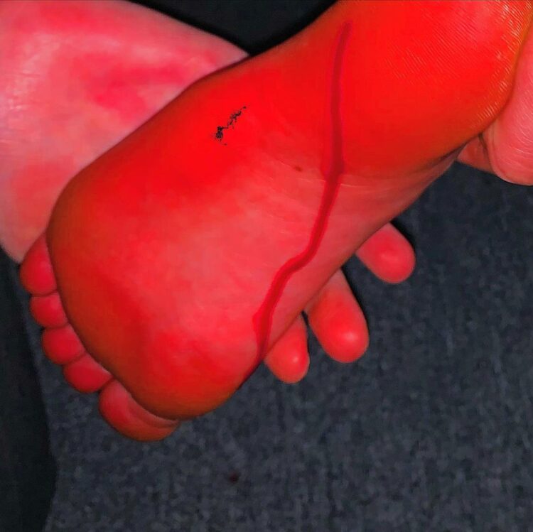 sedona james feet