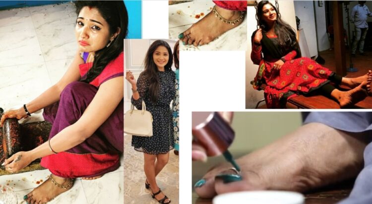 sharanya turadi feet 1