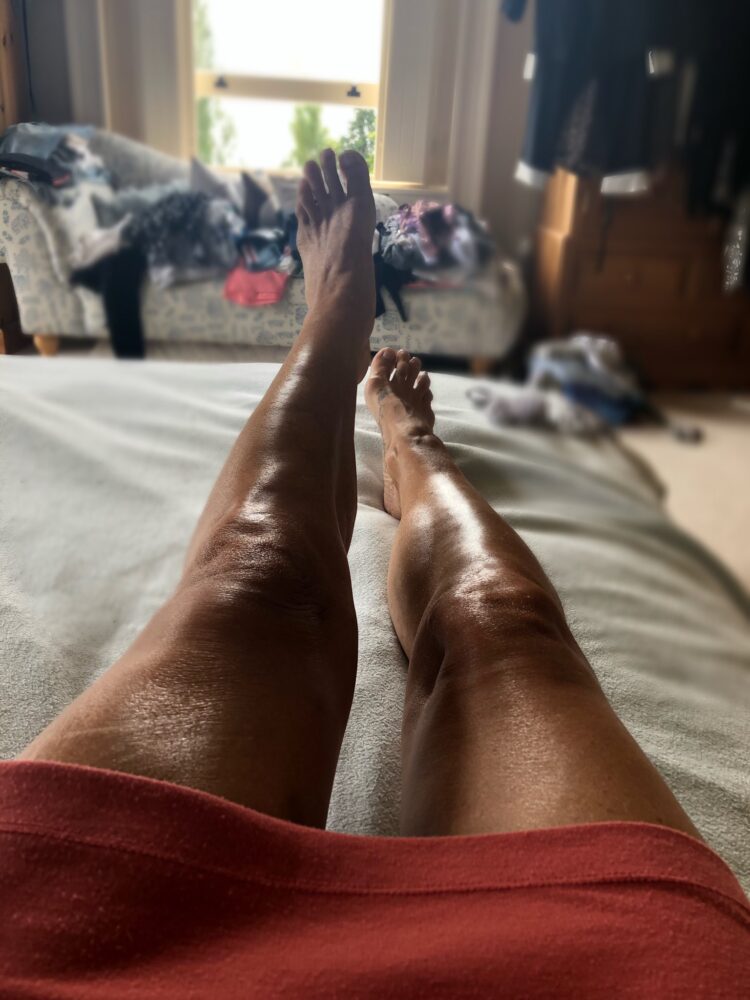 sharron davies feet 1