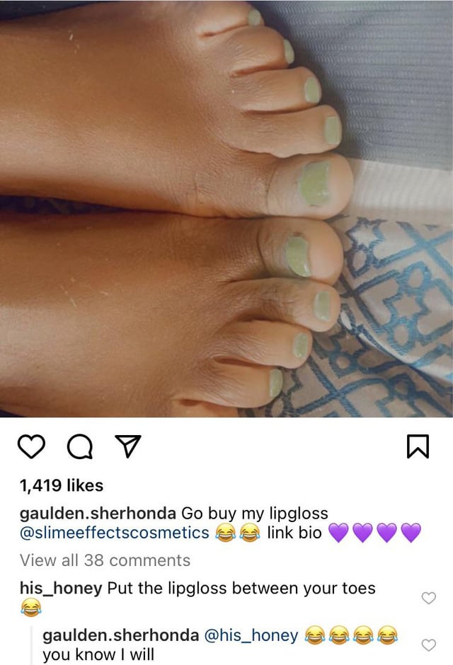 sherhonda gaulden feet