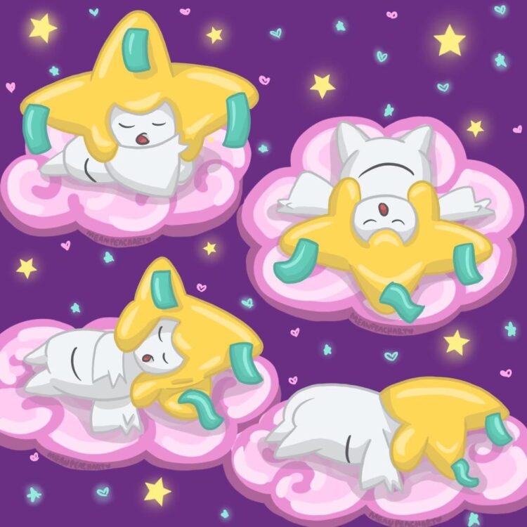 sleepy jirachi feet 4