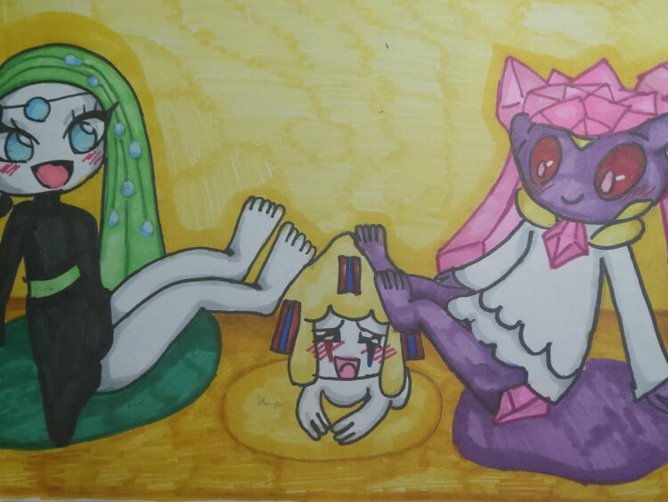 sleepy jirachi feet 5