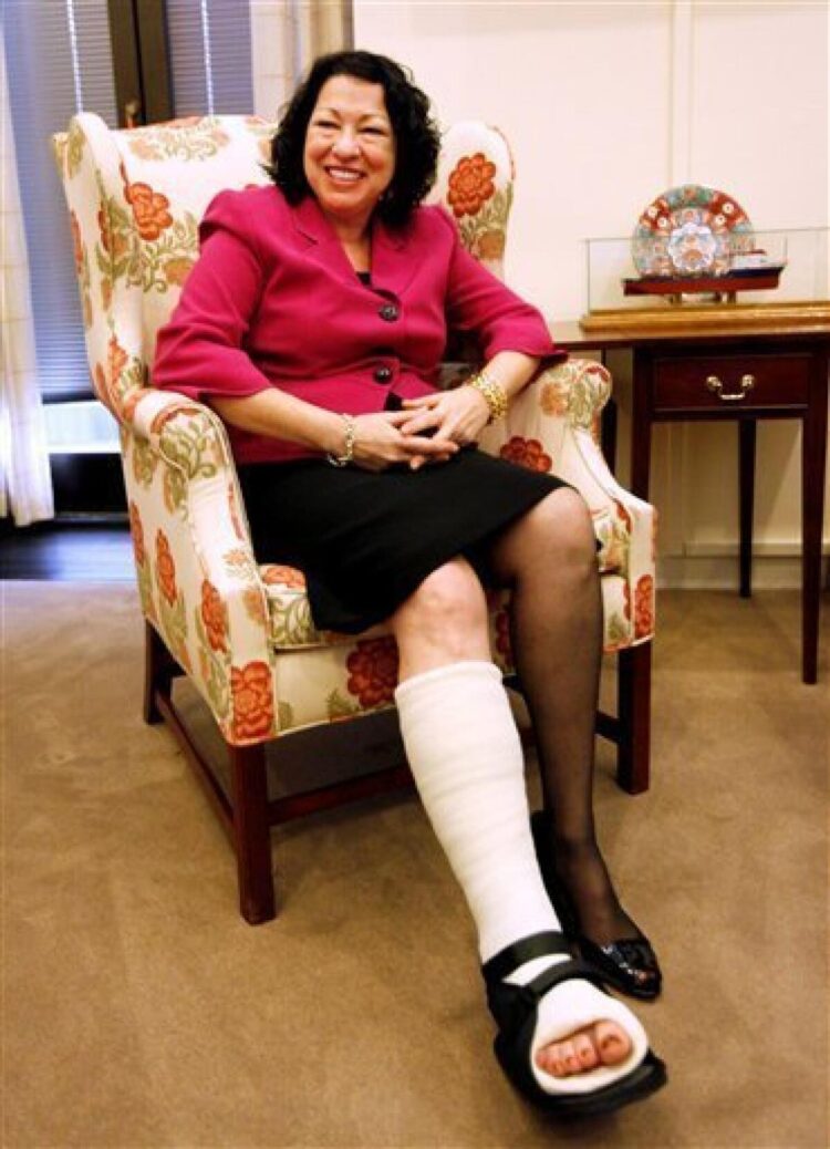 sonia sotomayor feet