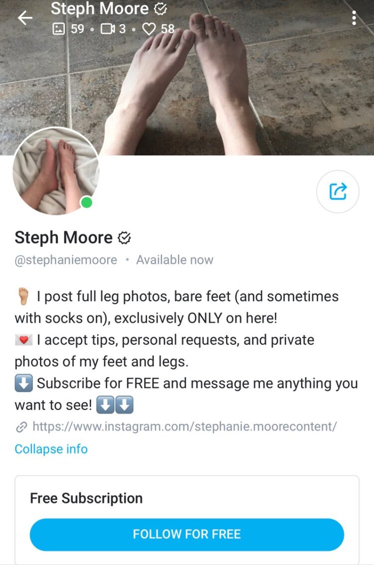 stephanie moore feet