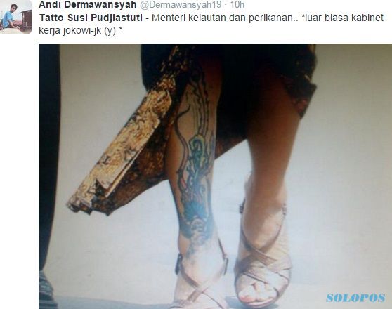 susi pudjiastuti feet 6