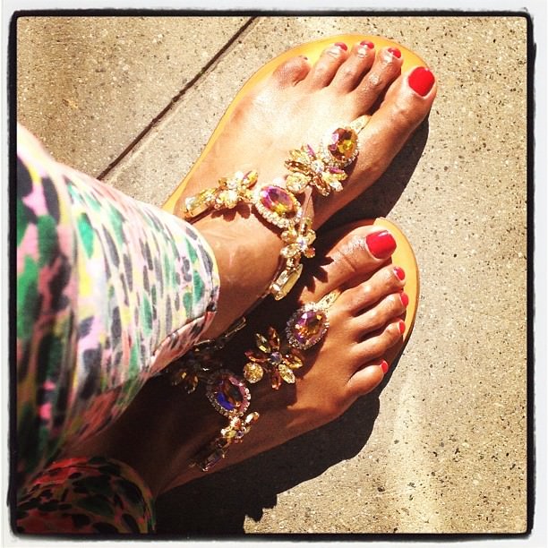 teyonah parris feet