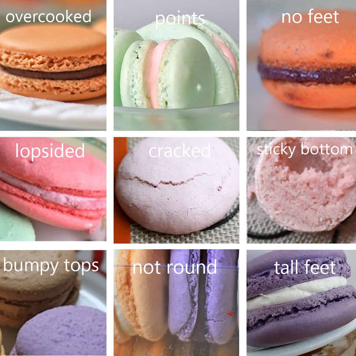 the brun macaron feet