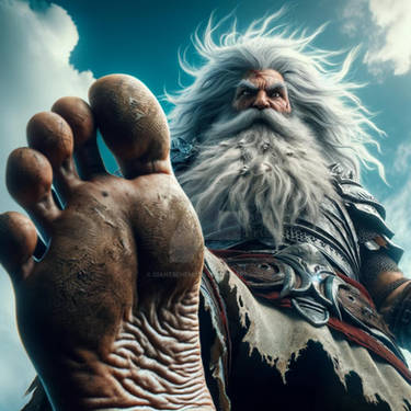 the hungry warrior feet