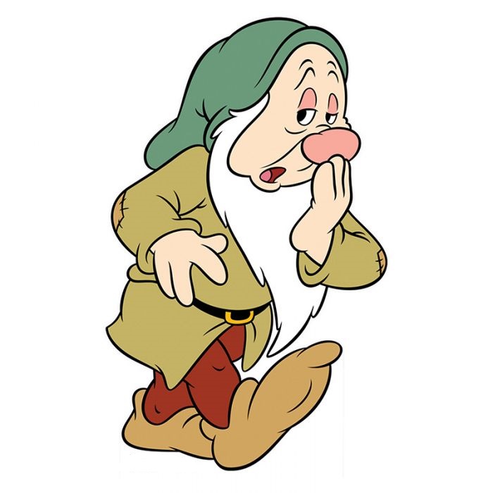 the sleepy dwarf feet