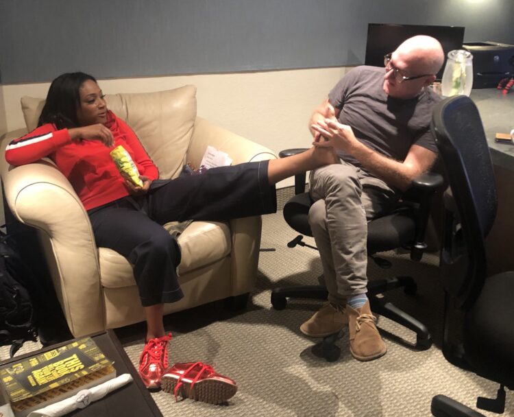 tiffany mitchell feet 6