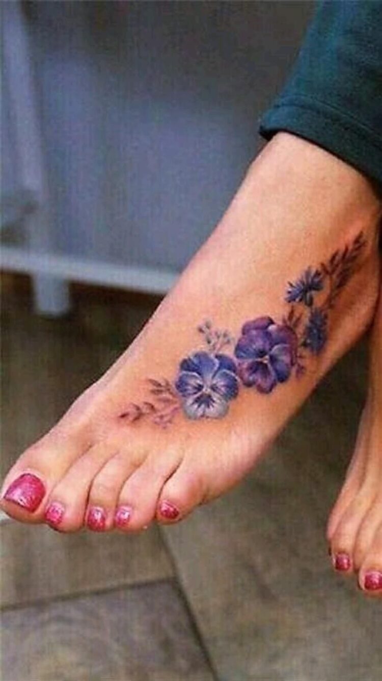 violet flowergarden feet 5